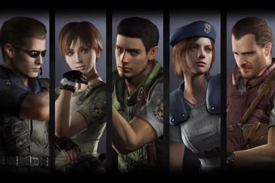 Download Free Resident Evil HD Remaster Characters