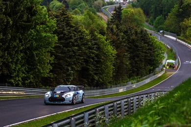 Aston Martin V12 Vantage GT3 At Nurburgring 24 Hours Race ...