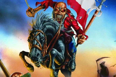 IRON MAIDEN Heavy Metal Power Artwork Dark Evil Eddie Skull ...