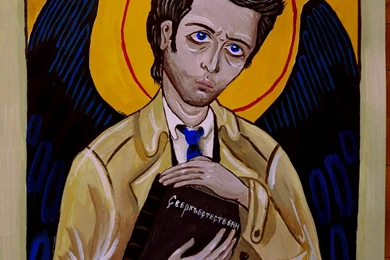 Castiel Orthodox Icon Style By MargaritaSh On DeviantArt