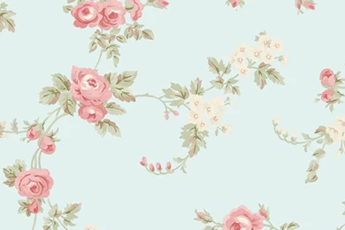 Beige Classic Cabbage Rose Wallpapers By Norwall