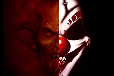 CLOWN OR DEMON WALLPAPER   (