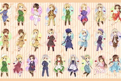 Chibi Nations   Hetalia Wallpapers