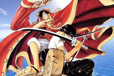 Wallpapers One Piece Luffy Nami Zolo Cartoon The Free 1024x768 ...