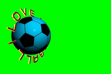 4K UHD I LOVE FOOTBALL Logo Loop Animation 3D Object   YouTube