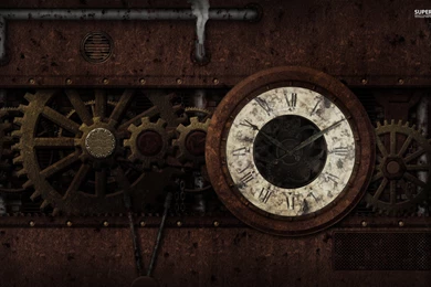 Wallpapers Steampunk Clock 1920x1200