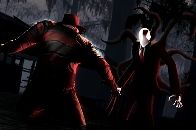 Freddy Kureger Vs Slender Man By WitchyGmod On DeviantArt