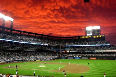 Clouds Forming Over Field Wallpapers