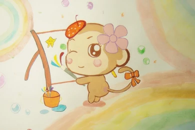 Cute Cartoon Monkey Wallpapers HD, HD Desktop Wallpapers