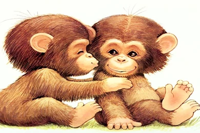 Cute Cartoon Monkey Wallpapers