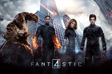 Fantastic four 2015 poster movie wallpaper thing human torch mr ...
