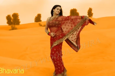 Bhavana Wallpapers In Saree,South Indian Actress Bhavana HD Wallpapers