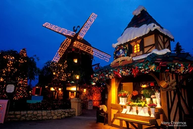 Disneyland Christmas Night Scene Wallpapers   1280x800   Holiday ...