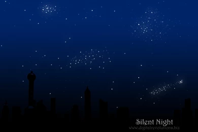 15 Best Photos Of Christmas Night Sky Wallpapers   House With Snow ...