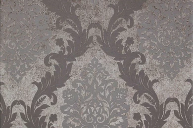 Details About 10M Vintage Grey/Silver Damask Embossed Texture ...