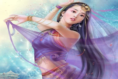 Wallpapers Female Fantasy Warrior Asian Artwork Chinese Ancient ...