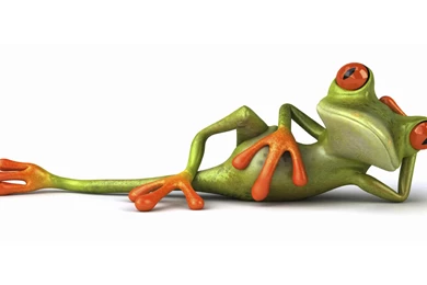 Lazy Frog 3D Funny Wallpapers