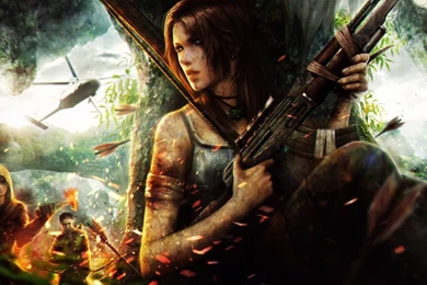 Lara Croft Art Wallpapers