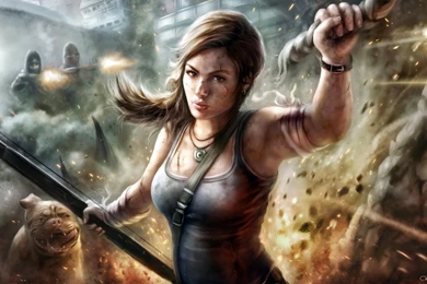 Lady Lara Croft Wallpapers