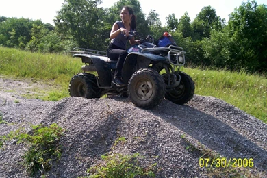 A Shopaholic's Manifesto: 4 Wheeler Riding!