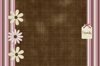 Roo's Creations & Designs: Pink & Brown With Flowers