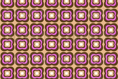 Royalty Free Retro Brown And Pink Floral Wallpapers By KJ Pargeter ...