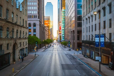 Dallas Architecture Bridges Cities City Texas Night Towers ...