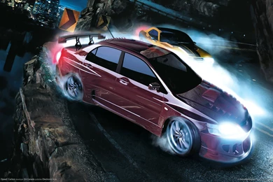 Wallpapers Drifting Speed Duel Canyon Nfs Carbon Nfsc 1920x1200 ...