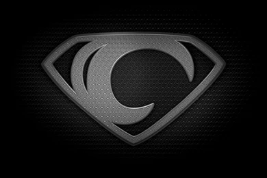 The Letter C In The Style Of “Man Of Steel” – Black And White ...