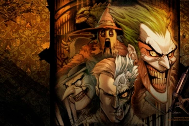 Batman Dc Comics The Joker Penguin Scarecrow Comic