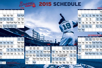 Atlanta Braves 2015 MLB Season Schedule Wallpapers
