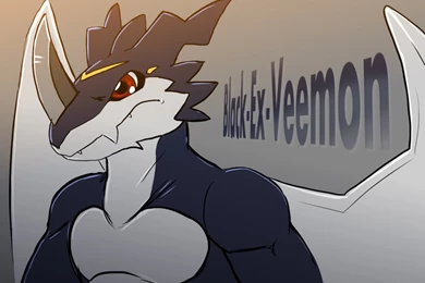 DeviantArt: More Like Digimon   Black Ex Veemon Wallpapers By ...