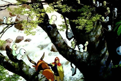 Ashitaka Kodama Princess Mononoke Cartoons Wallpapers (