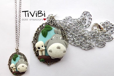 Totoro And Kodama By Tivibi On DeviantArt