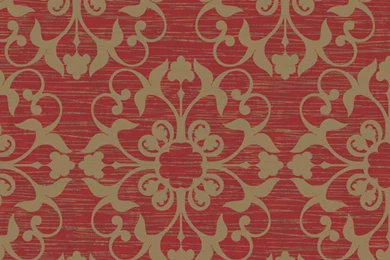 Olive Green NA0209 Damask On Faux Wood Wallpapers   Interior Home Decor