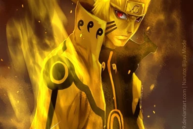 Naruto Bijuu Mode. Looking Badass