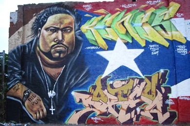 BIG PUNISHER Mural...North Philly, 2009