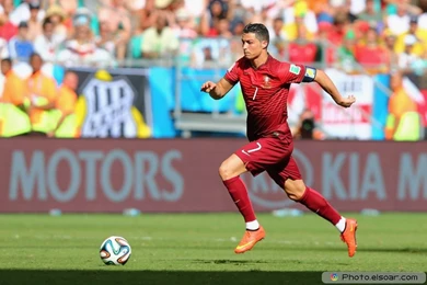 Cristiano Ronaldo With Portugal In The 2014 FIFA World Cup ...