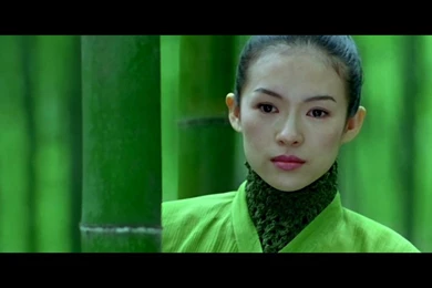 Zhang Ziyi As Mei In The Movie House Of Flying Daggers. : ColorGreen