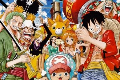 Strawhat Pirates With Vivre Card Strawhat Wallpapers   (