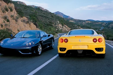 Black And Yellow Ferrari 360 Modena Wallpapers