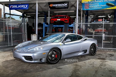 Ferrari 360 Modena Strasse Wheels Tuning Cars Grey Wallpapers ...
