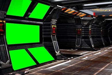 Spaceship Backgrounds Coridor With Red Alert And Sound A YouTube