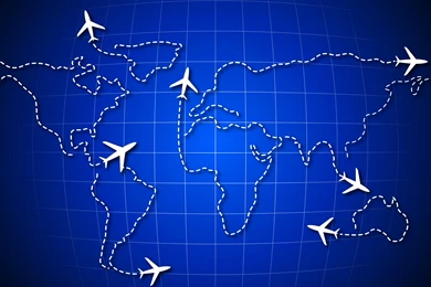 2080 unique air travel world map backgrounds