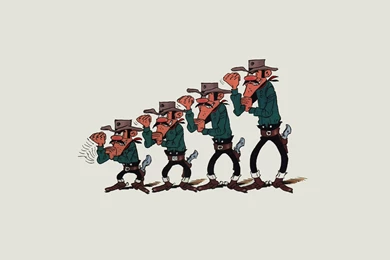 Wallpapers Lucky Luke Dalton Brothers 1680x1050