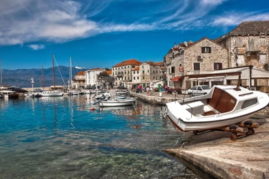 Boats Croatia Mediterranean Sea Brač Dalmatia Adriatic Wallpapers ...