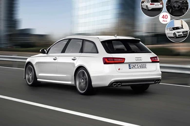 2012 Audi S6 Avant   Rear