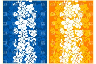 Hawaiian Floral Seamless Backgrounds With Hibiscus, 4857 ...