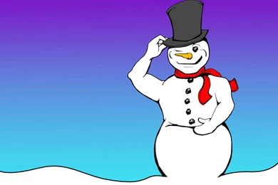 1024x768px Frosty The Snowman