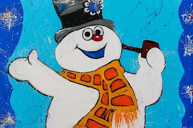 RePin Image: Smoking Weed Frosty Snowman On Pinterest